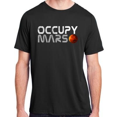 Occupy Mars Elon Musk SpaceX Project Gift Ideas Occupy Mars Trending Adult ChromaSoft Performance T-Shirt