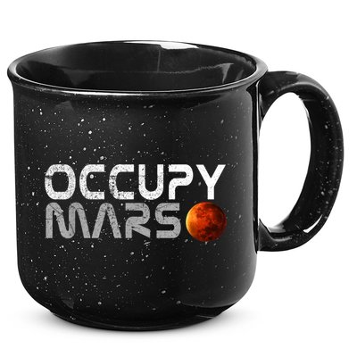 Occupy Mars Elon Musk SpaceX Project Gift Ideas Occupy Mars Trending 15oz Campfire Ceramic Mug