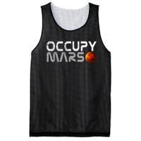 Occupy Mars Elon Musk SpaceX Project Gift Ideas Occupy Mars Trending Mesh Reversible Basketball Jersey Tank