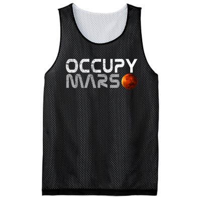 Occupy Mars Elon Musk SpaceX Project Gift Ideas Occupy Mars Trending Mesh Reversible Basketball Jersey Tank