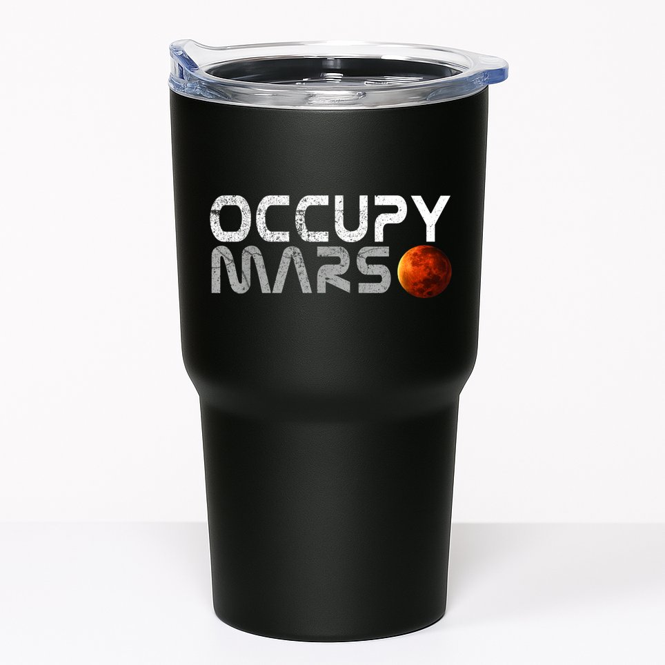 Occupy Mars Elon Musk SpaceX Project Gift Ideas Occupy Mars Trending Tumbler