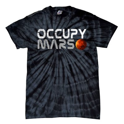 Occupy Mars Elon Musk SpaceX Project Gift Ideas Occupy Mars Trending Tie-Dye T-Shirt