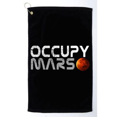 Occupy Mars Elon Musk SpaceX Project Gift Ideas Occupy Mars Trending Golf Towel