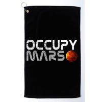 Occupy Mars Elon Musk SpaceX Project Gift Ideas Occupy Mars Trending Golf Towel