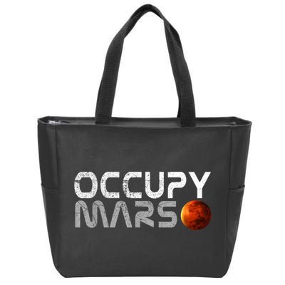 Occupy Mars Elon Musk SpaceX Project Gift Ideas Occupy Mars Trending Zip Tote Bag