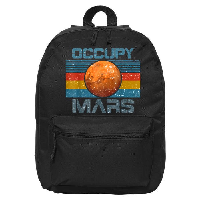 Occupy Mars Elon Musk SpaceX Project Gift Ideas Occupy Mars Trending 16 in Basic Backpack