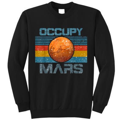 Occupy Mars Elon Musk SpaceX Project Gift Ideas Occupy Mars Trending Tall Sweatshirt
