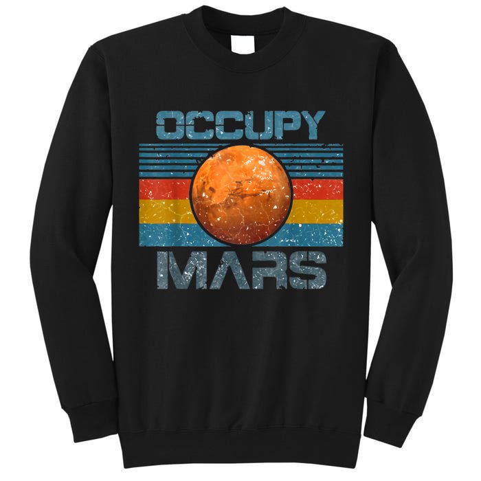 Occupy Mars Elon Musk SpaceX Project Gift Ideas Occupy Mars Trending Tall Sweatshirt
