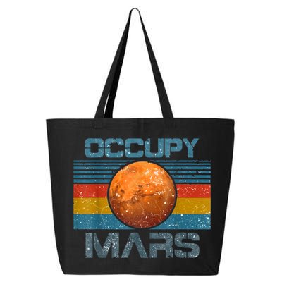 Occupy Mars Elon Musk SpaceX Project Gift Ideas Occupy Mars Trending 25L Jumbo Tote