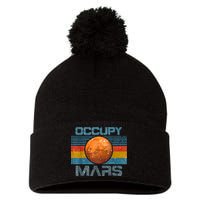 Occupy Mars Elon Musk SpaceX Project Gift Ideas Occupy Mars Trending Pom Pom 12in Knit Beanie