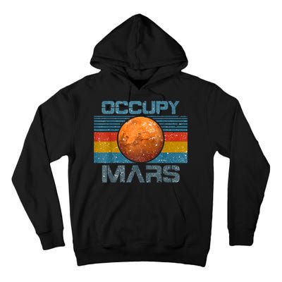 Occupy Mars Elon Musk SpaceX Project Gift Ideas Occupy Mars Trending Tall Hoodie