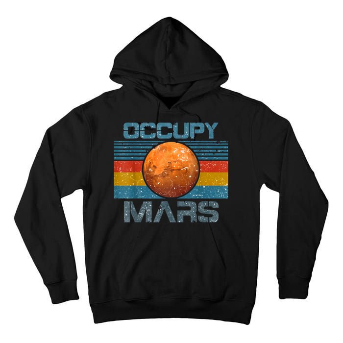 Occupy Mars Elon Musk SpaceX Project Gift Ideas Occupy Mars Trending Tall Hoodie