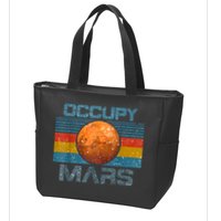 Occupy Mars Elon Musk SpaceX Project Gift Ideas Occupy Mars Trending Zip Tote Bag
