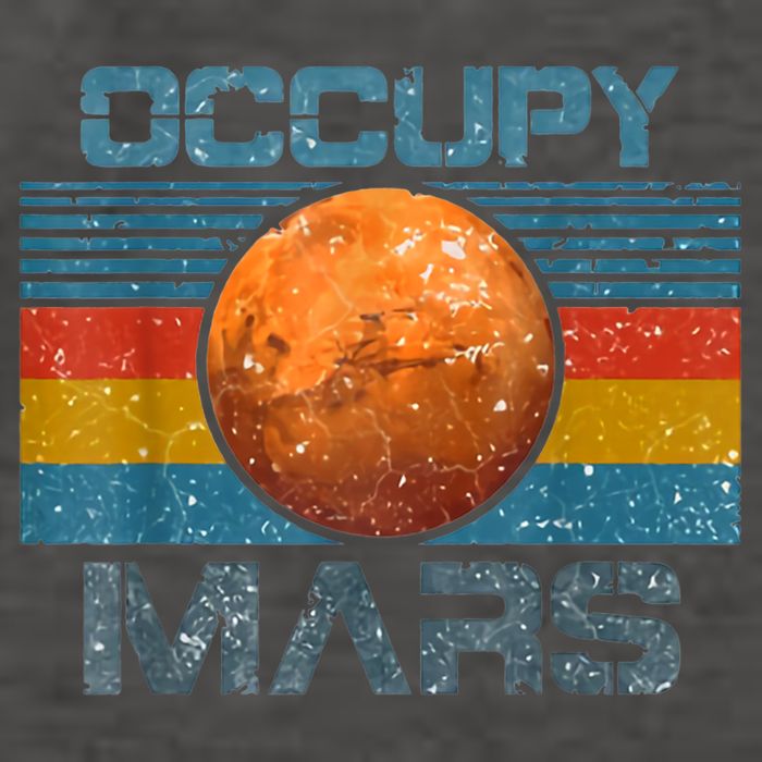Occupy Mars Elon Musk SpaceX Project Gift Ideas Occupy Mars Trending Vector Backpack