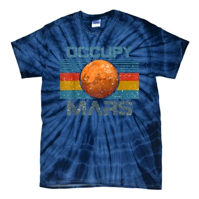 Occupy Mars Elon Musk SpaceX Project Gift Ideas Occupy Mars Trending Tie-Dye T-Shirt