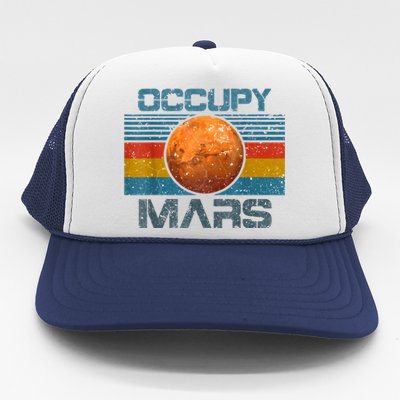 Occupy Mars Elon Musk SpaceX Project Gift Ideas Occupy Mars Trending Trucker Hat