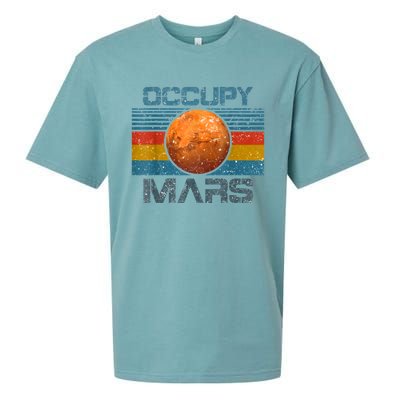 Occupy Mars Elon Musk SpaceX Project Gift Ideas Occupy Mars Trending Sueded Cloud Jersey T-Shirt