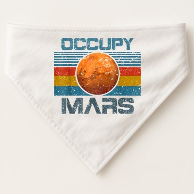Occupy Mars Elon Musk SpaceX Project Gift Ideas Occupy Mars Trending USA-Made Doggie Bandana