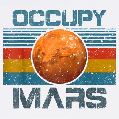 Occupy Mars Elon Musk SpaceX Project Gift Ideas Occupy Mars Trending T-Shirt