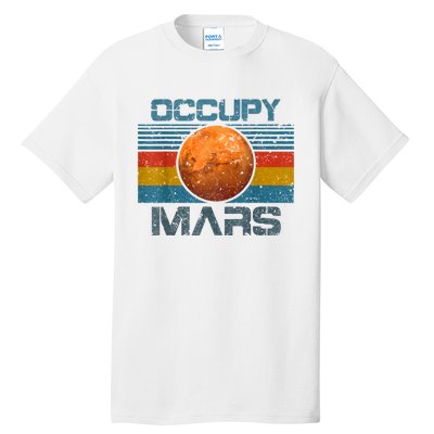 Occupy Mars Elon Musk SpaceX Project Gift Ideas Occupy Mars Trending Tall T-Shirt