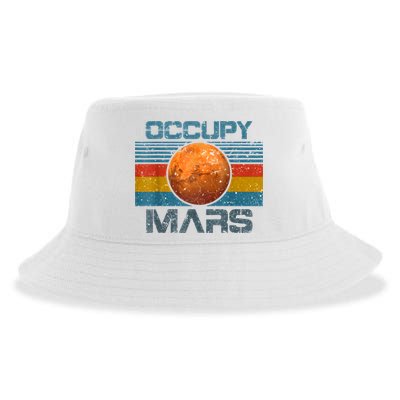Occupy Mars Elon Musk SpaceX Project Gift Ideas Occupy Mars Trending Sustainable Bucket Hat
