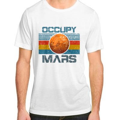 Occupy Mars Elon Musk SpaceX Project Gift Ideas Occupy Mars Trending Adult ChromaSoft Performance T-Shirt