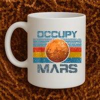 Occupy Mars Elon Musk SpaceX Project Gift Ideas Occupy Mars Trending Mug