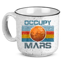 Occupy Mars Elon Musk SpaceX Project Gift Ideas Occupy Mars Trending 15oz Campfire Ceramic Mug