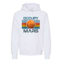 Occupy Mars Elon Musk SpaceX Project Gift Ideas Occupy Mars Trending Premium Hoodie