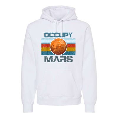 Occupy Mars Elon Musk SpaceX Project Gift Ideas Occupy Mars Trending Premium Hoodie