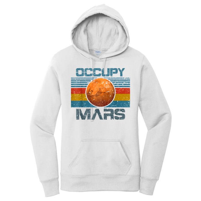 Occupy Mars Elon Musk SpaceX Project Gift Ideas Occupy Mars Trending Women's Pullover Hoodie