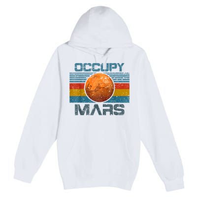 Occupy Mars Elon Musk SpaceX Project Gift Ideas Occupy Mars Trending Premium Pullover Hoodie