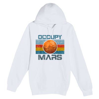 Occupy Mars Elon Musk SpaceX Project Gift Ideas Occupy Mars Trending Premium Pullover Hoodie