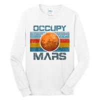 Occupy Mars Elon Musk SpaceX Project Gift Ideas Occupy Mars Trending Tall Long Sleeve T-Shirt