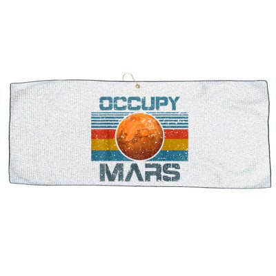 Occupy Mars Elon Musk SpaceX Project Gift Ideas Occupy Mars Trending Large Microfiber Waffle Golf Towel