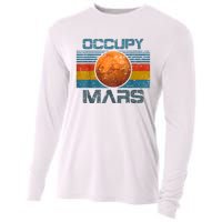 Occupy Mars Elon Musk SpaceX Project Gift Ideas Occupy Mars Trending Cooling Performance Long Sleeve Crew