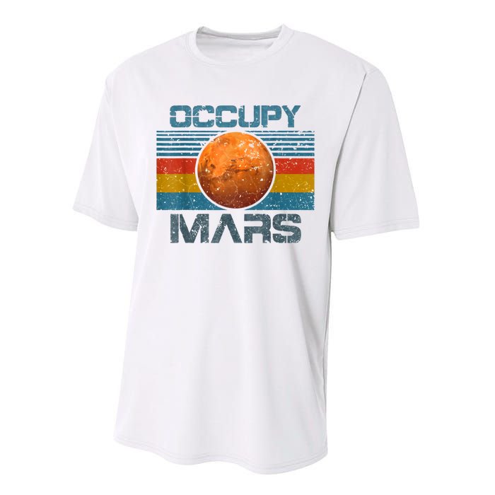 Occupy Mars Elon Musk SpaceX Project Gift Ideas Occupy Mars Trending Performance Sprint T-Shirt