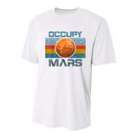 Occupy Mars Elon Musk SpaceX Project Gift Ideas Occupy Mars Trending Youth Performance Sprint T-Shirt