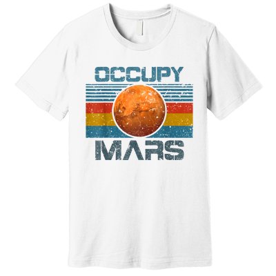 Occupy Mars Elon Musk SpaceX Project Gift Ideas Occupy Mars Trending Premium T-Shirt