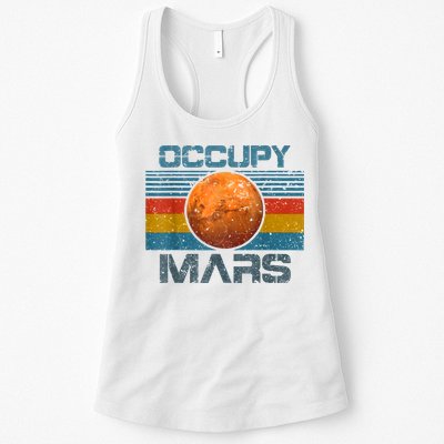 Occupy Mars Elon Musk SpaceX Project Gift Ideas Occupy Mars Trending Womens Tank Top