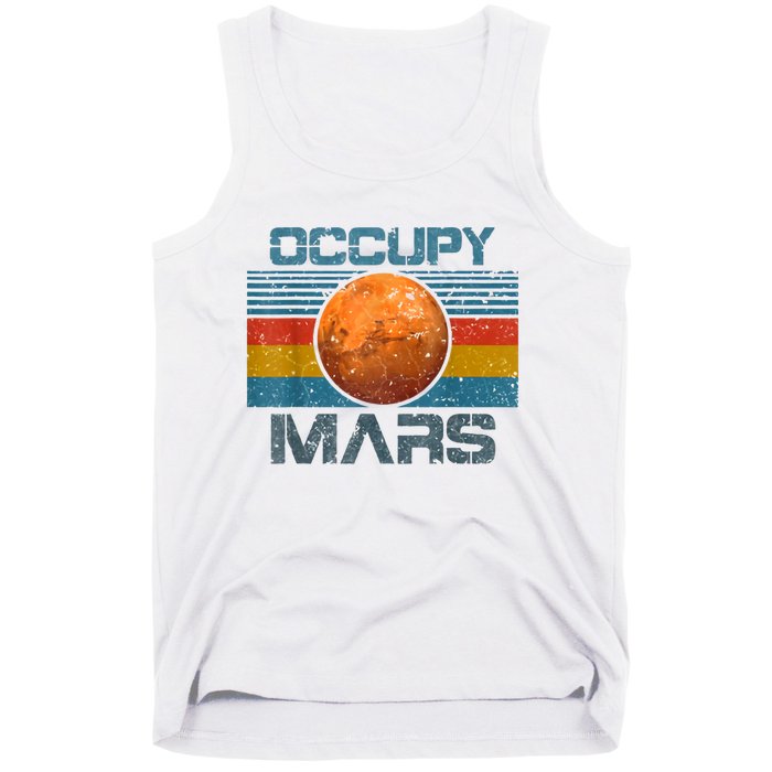 Occupy Mars Elon Musk SpaceX Project Gift Ideas Occupy Mars Trending Tank Top