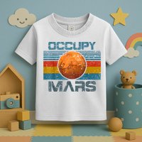 Occupy Mars Elon Musk SpaceX Project Gift Ideas Occupy Mars Trending Toddler T-Shirt