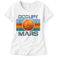 Occupy Mars Elon Musk SpaceX Project Gift Ideas Occupy Mars Trending Womens T-Shirt