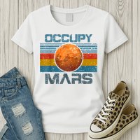 Occupy Mars Elon Musk SpaceX Project Gift Ideas Occupy Mars Trending Womens T-Shirt