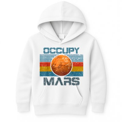 Occupy Mars Elon Musk SpaceX Project Gift Ideas Occupy Mars Trending Kids Hoodie
