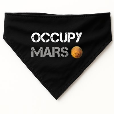 Occupy Mars Elon Musk SpaceX Project Gift Ideas Occupy Mars Trending USA-Made Doggie Bandana
