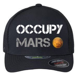 Occupy Mars Elon Musk SpaceX Project Gift Ideas Occupy Mars Trending Flexfit Unipanel Trucker Cap