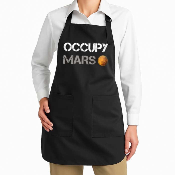 Occupy Mars Elon Musk SpaceX Project Gift Ideas Occupy Mars Trending Apron