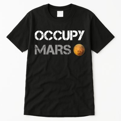Occupy Mars Elon Musk SpaceX Project Gift Ideas Occupy Mars Trending Tall T-Shirt