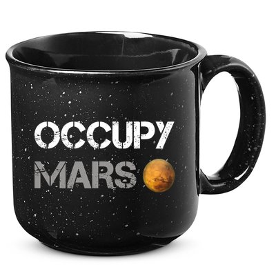 Occupy Mars Elon Musk SpaceX Project Gift Ideas Occupy Mars Trending 15oz Campfire Ceramic Mug